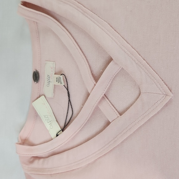 Cupio Light Blush Long Sleeve T-Shirt Top. Size M - Picture 3 of 8